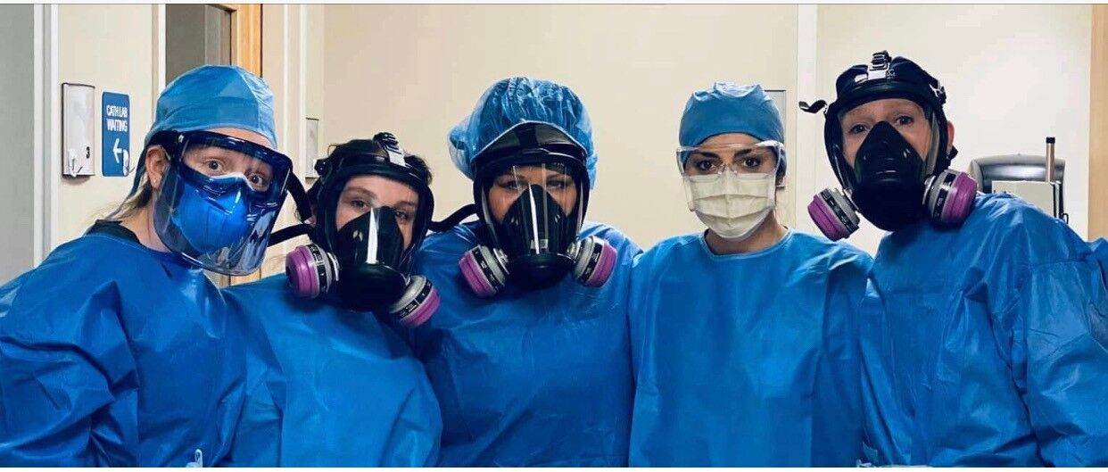 Jaclyn Purcell and colleagues at St. Francis Downtown